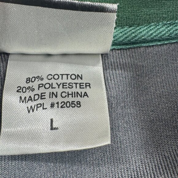 Everlast Vintage Men’s Velour Track Jacket Size L Full Zip Gray Green Streetwear - Picture 4 of 11